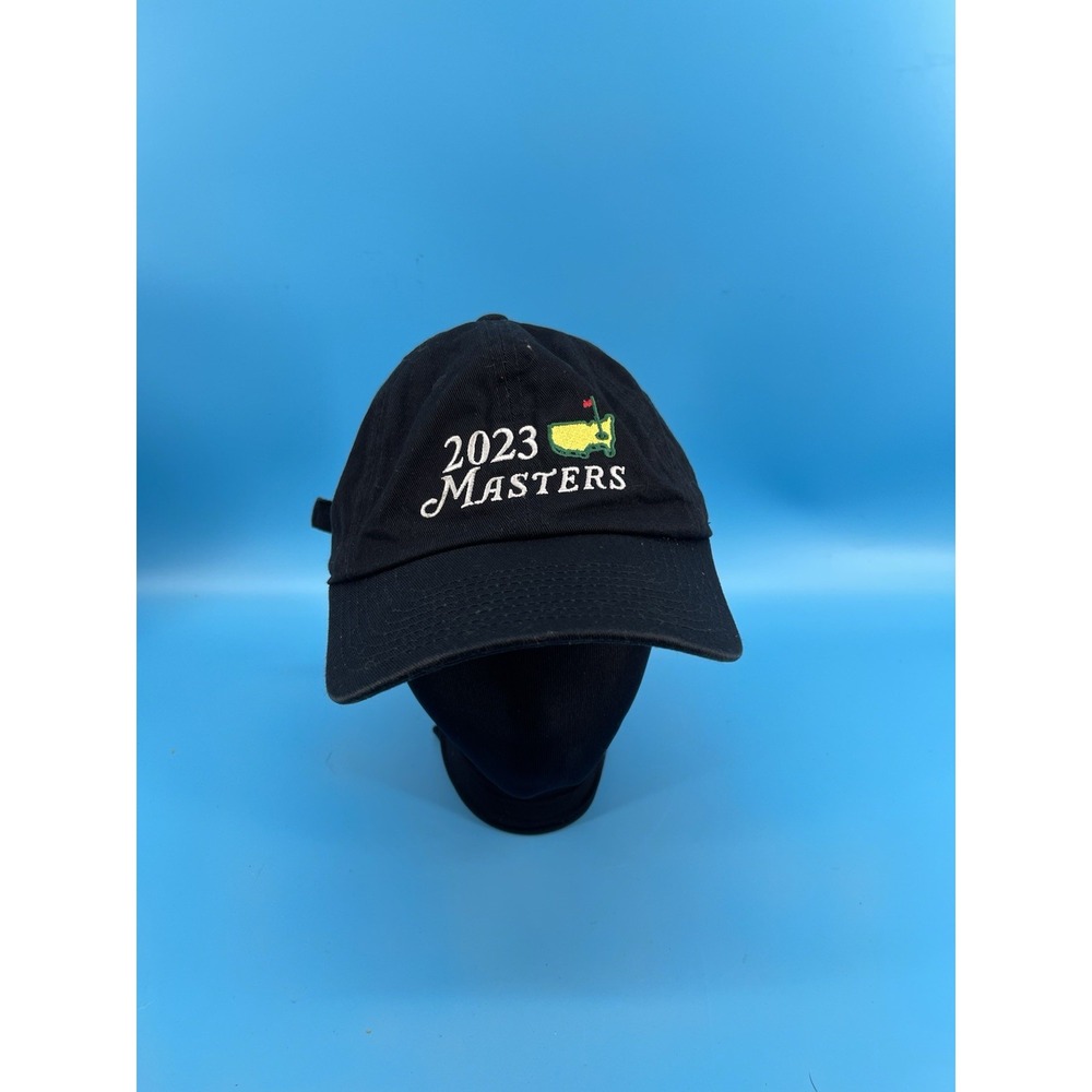 2023 Masters Tournament Augusta National Black Adjustable‎ Golf Dad Hat Cap